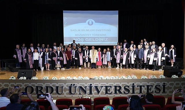Ordu Üniversitesi'nde mezuniyet töreni