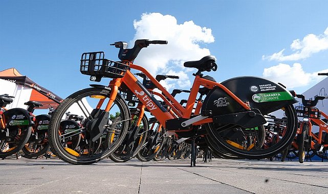 Sakarya&#039;da yeni elektrikli bisikletler hizmette