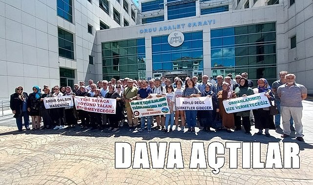 Ulubeyliler maden ocağı için dava açtı