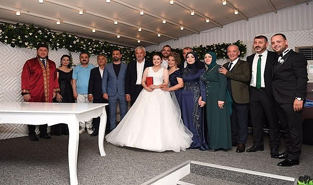 Yaren ile Furkan  evlendi