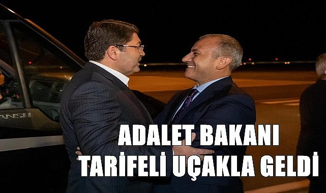 Adalet Bakanı Yılmaz Tunç Ordu&#039;ya tarifeli uçakla geldi
