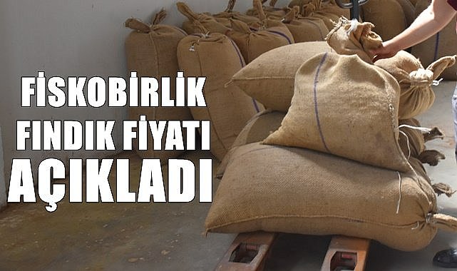 Fiskobirlik fındık fiyatını 76 TL olarak açıkladı