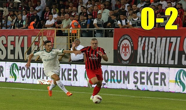 Giresunspor Çorum'da altın buldu: 0-2