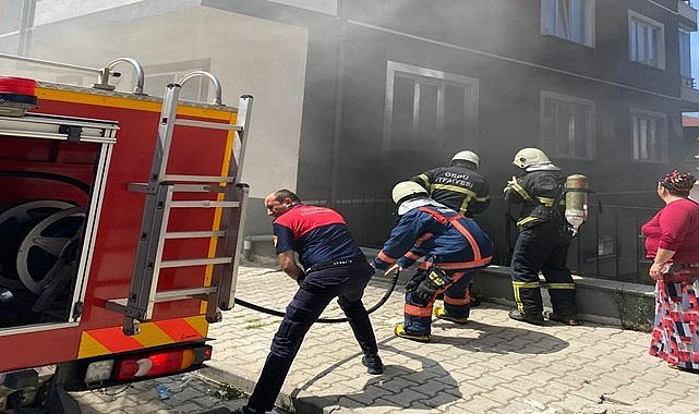 Ordu'da yangında 2 çocuk dumandan etkilendi