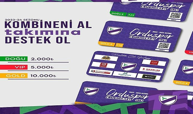 Orduspor 1967kombine fiyatlarını açıkladı
