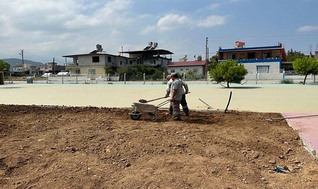 Hatay'da yeşil alanlar düzenleniyor