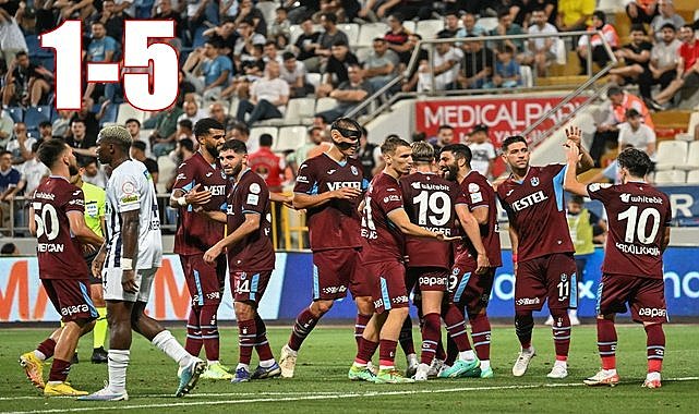 Kasımpaşa-Trabzonspor maç sonucu: 1-5