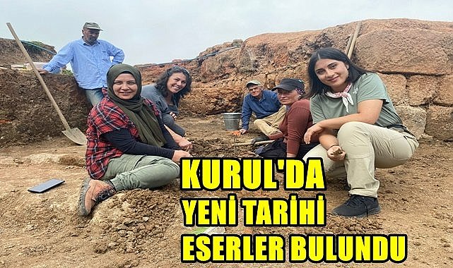 Kurul&#039;da yeni tarihi eserler bulundu
