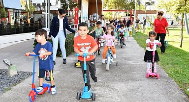 Manisalı miniklerden 'hareketlilik' farkındalığı