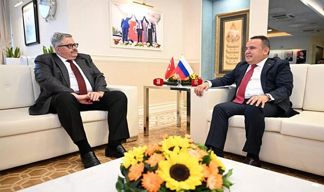 Rusya Büyükelçisi’nden Başkan Böcek’e ziyaret