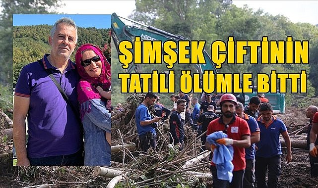 Şimşek çiftinin tatili acı haberle bitti