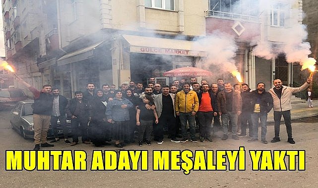 Böyle muhtar adaylığı açıklaması görülmedi