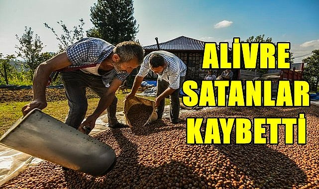 Fındıkta alivre yapanlar zarar etti!