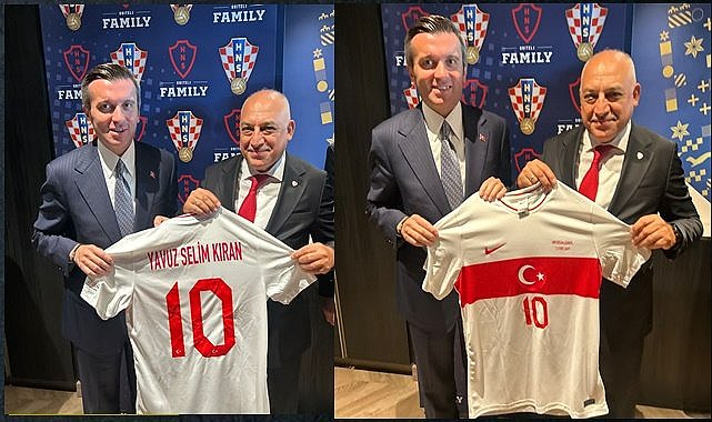 Milli Takımın 10 numaralı forması Ordulu Büyükelçi Kıran&#039;a verildi