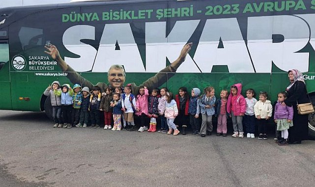 Sakarya&#039;nın gezi programı minikleri mest etti