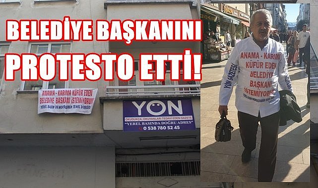 Gazeteci Şahin, AK Partili Belediye Başkanını protesto etti