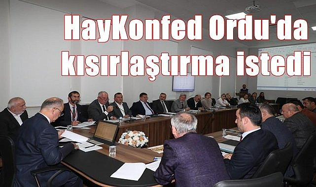 HayKonfed Ordu&#039;da kısırlaştırma istedi
