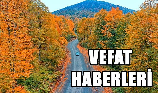 Ordu 29 Kasım Çarşamba vefat haberleri