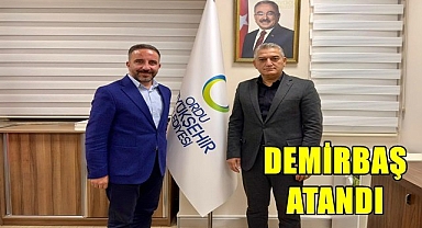 Ordu Büyükşehir'de Mehmet Demirbaş daire başkanı oldu
