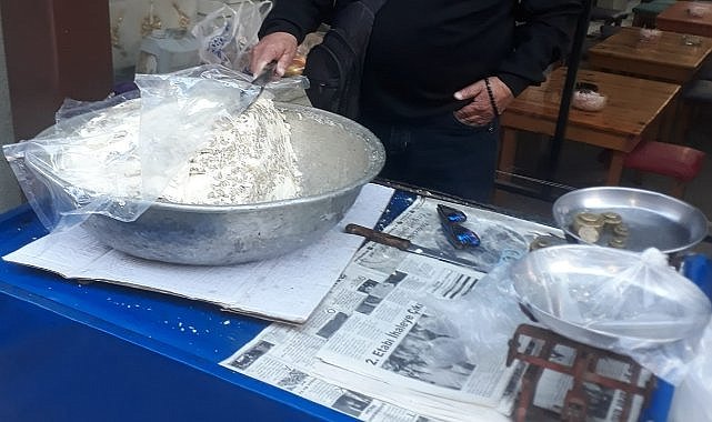 Ordu&#039;da  yöresel cevizli helvanın kilosu 250 TL