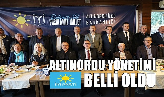 İYİ PARTİ Altınordu İlçe Yönetimi Açıklandı