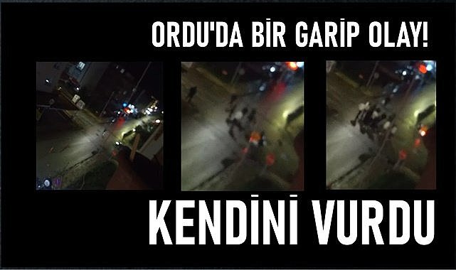 Ordu&#039;da havaya ateş eden kişi kendini vurdu!