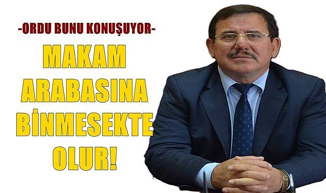Ordu&#039;da makam aracı haciz edilen Başkan konuştu