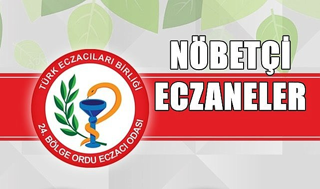 Ordu&#039;da yılbaşı gecesi nöbetçi eczaneler