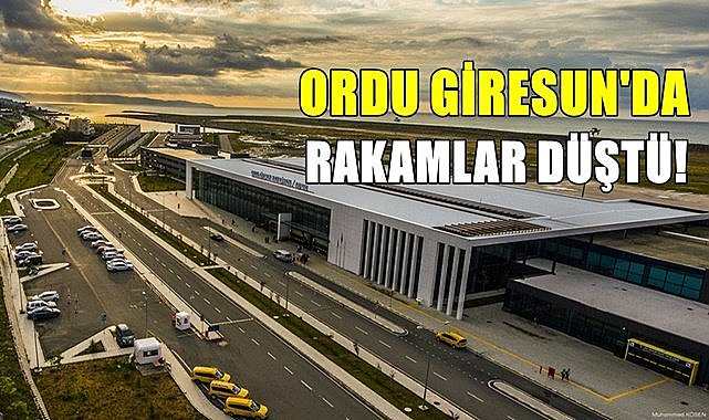 Ordu Giresun Havalimanı&#039;nın Kasım&#039;da performansı düştü!