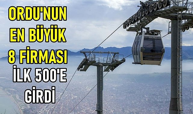 Ordu&#039;nun en büyük 8 firmasından 5&#039;i fındıkçı