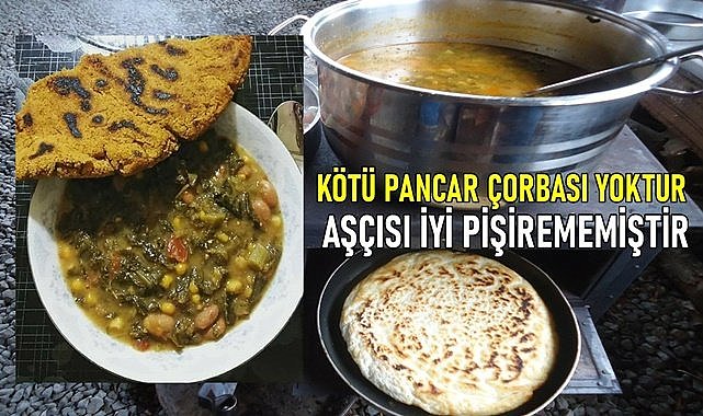 Pancar Çorbası satışları iki katına çıktı; Günde iki kazan çorba satıyor