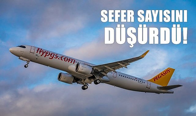 Pegasus Ordu Giresun/ İstanbul sefer sayısını düşürdü!