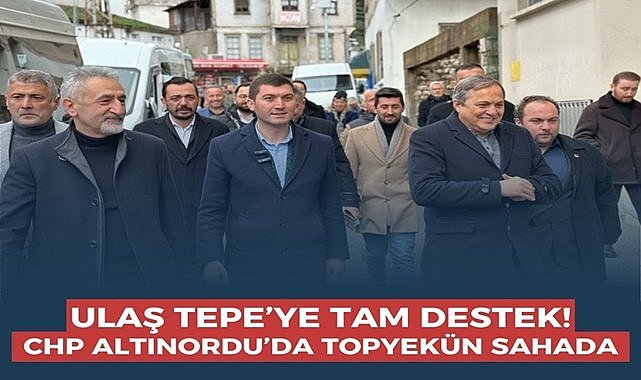 Altınordu&#039;da Ulaş Tepe sahaya indi