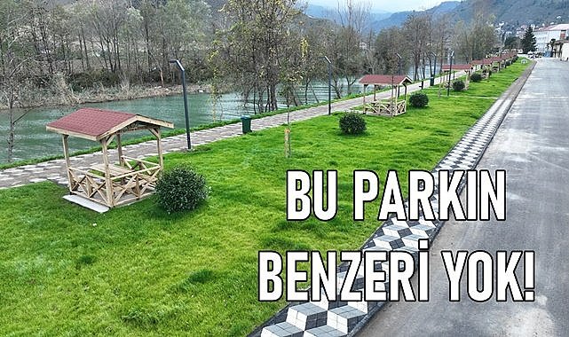 Ordu&#039;da bu parkın başka benzeri yok! Hem deniz hem de ırmak kenarında
