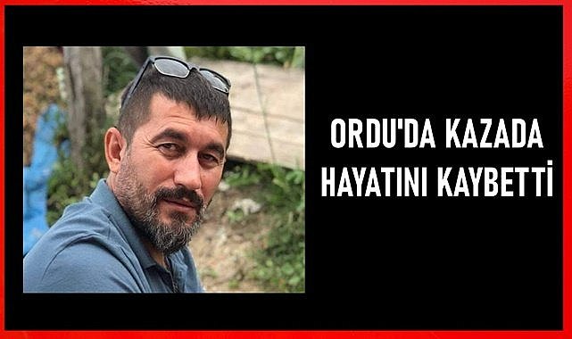 Ordu&#039;da karlı yolda otomobil fındık bahçesine uçtu