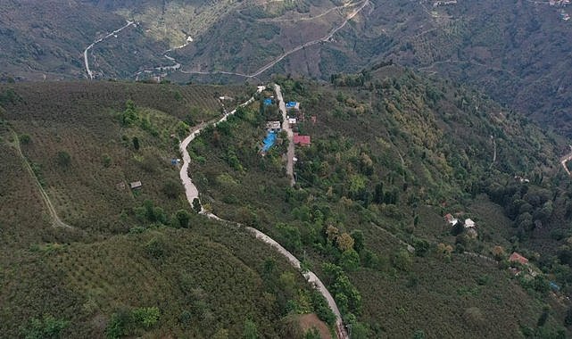 Ordu&#039;da o yollar beton ve asfalt oldu