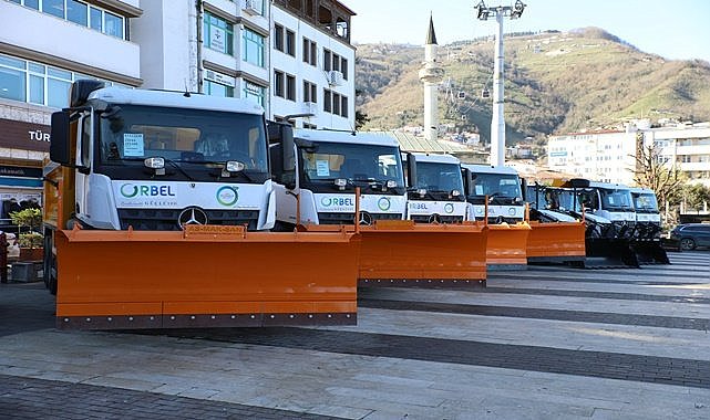 Ordu Büyükşehir hizmet için çalışıyor