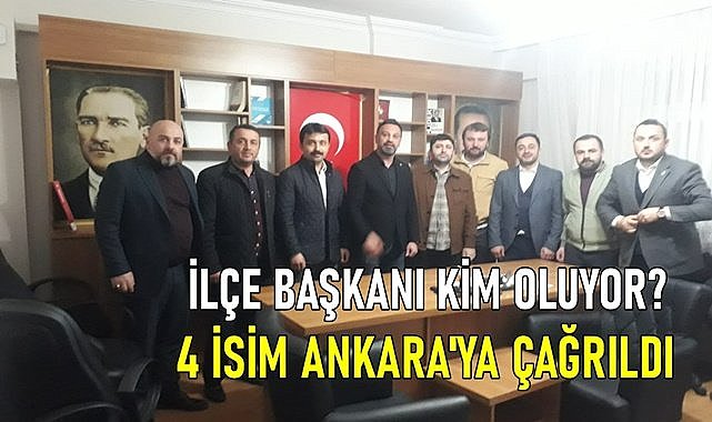 AK Parti&#039;de istifa eden ilçe başkanının yerine atama yapılıyor