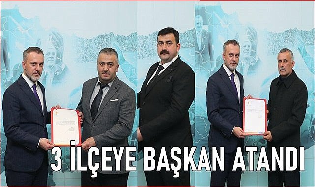 AK Parti Ordu&#039;da 3 ilçeye başkan atadı