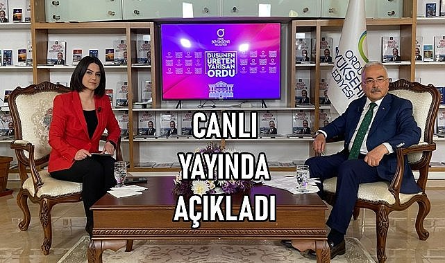 Başkan Güler canlı yayında o projeyi açıkladı