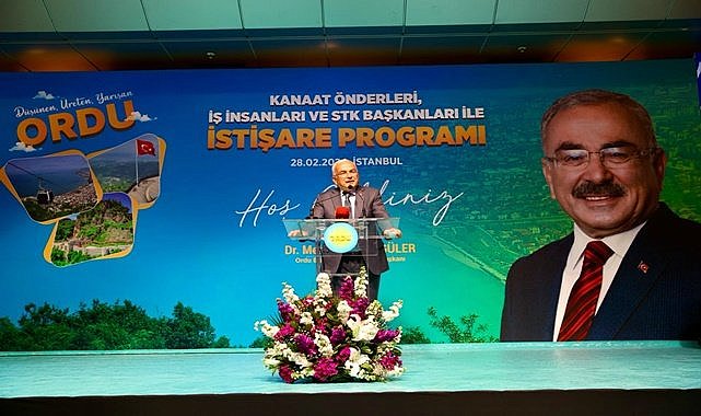 Başkan Güler İstanbul&#039;da Ordulularla buluştu