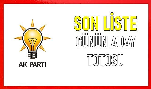 Kamuoyu ve sosyal medya aday listesini yaptı