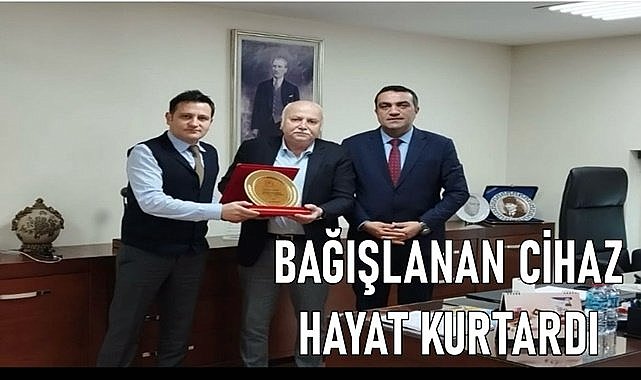 Ordu&#039;da hayırsever tarafından hastaneye alınan cihaz hayat kurtardı