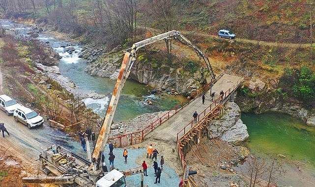 Ordu'da yapılan köprü ile 3 mahallenin yolu kısaldı