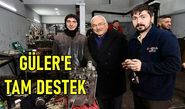 Sanayi esnafından Başkan Güler&#039;e tam destek