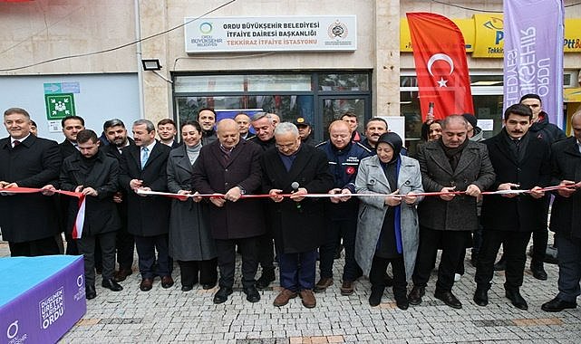 Tekkiraz&#039;a itfaiye istasyonu açıldı