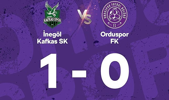 52 Orduspor yüz güldürmüyor İnegöl&#039;de de kaybetti