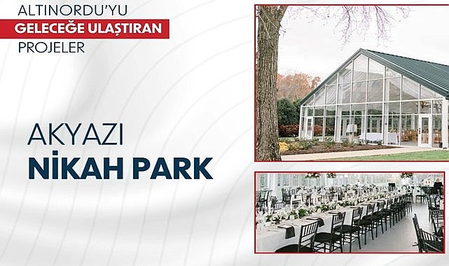 Altınordu&#039;da evlenecek çiftlere müjde, Nikah Park geliyor