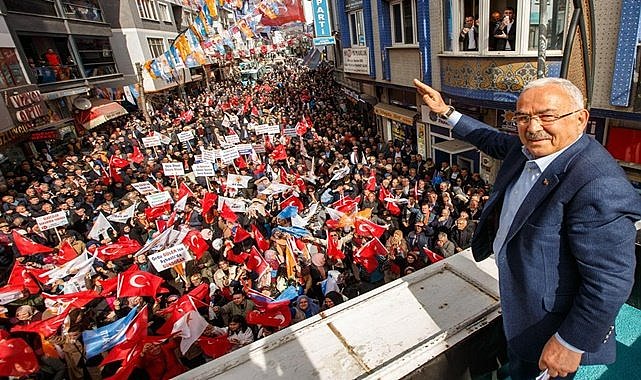 Başkan Güler&#039;e Aybastı&#039;da coşkulu karşılama