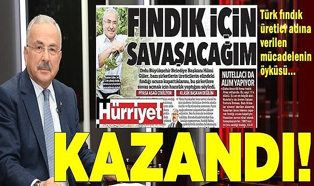 Başkan Güler fındığı kurtardı!